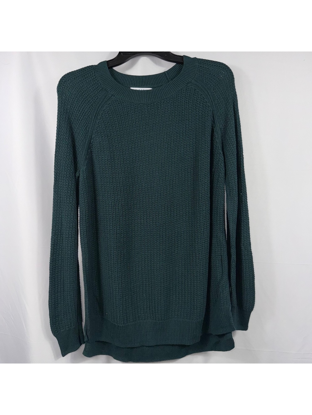 Old Navy Women’s M Green Textured Knit Tunic Sweater